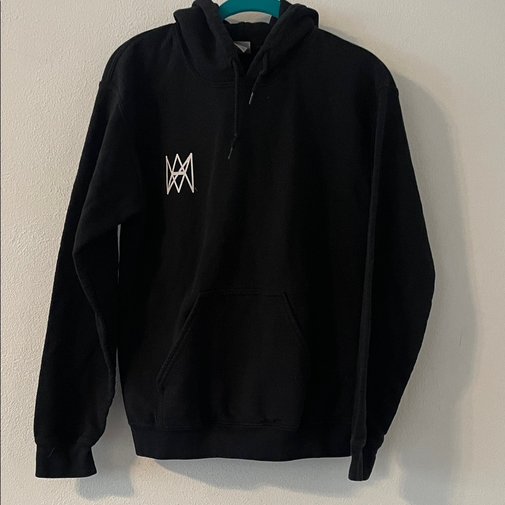 Gildan Heavy Blend Black Hoodie Sz Small